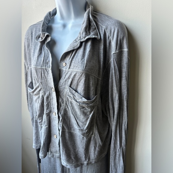 Heather Grey Essential Pajama Set // Free People, Size XXL - Picture 8 of 12